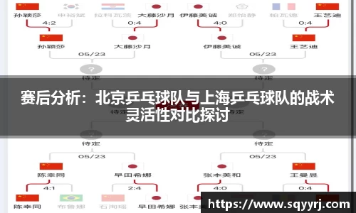 赛后分析：北京乒乓球队与上海乒乓球队的战术灵活性对比探讨