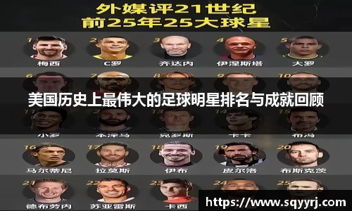 美国历史上最伟大的足球明星排名与成就回顾